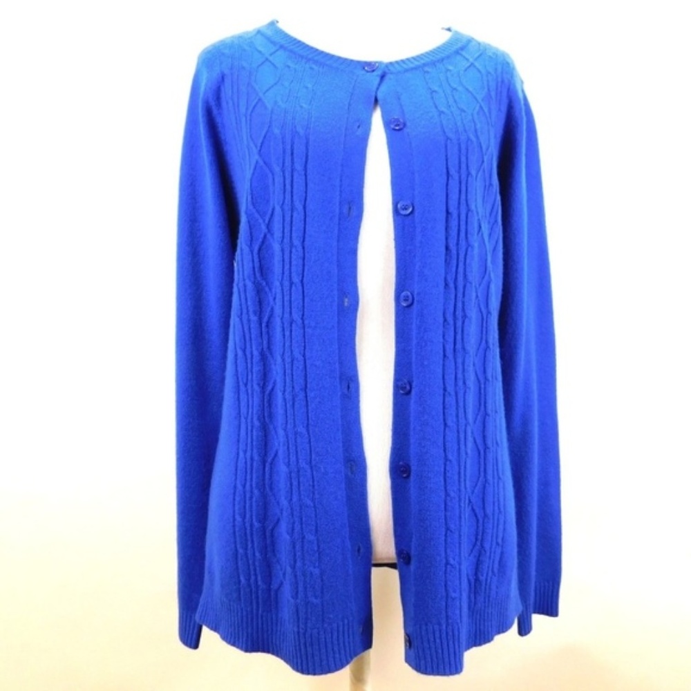 RQT Womens Small Sweater Blue Lightweight Cardigan